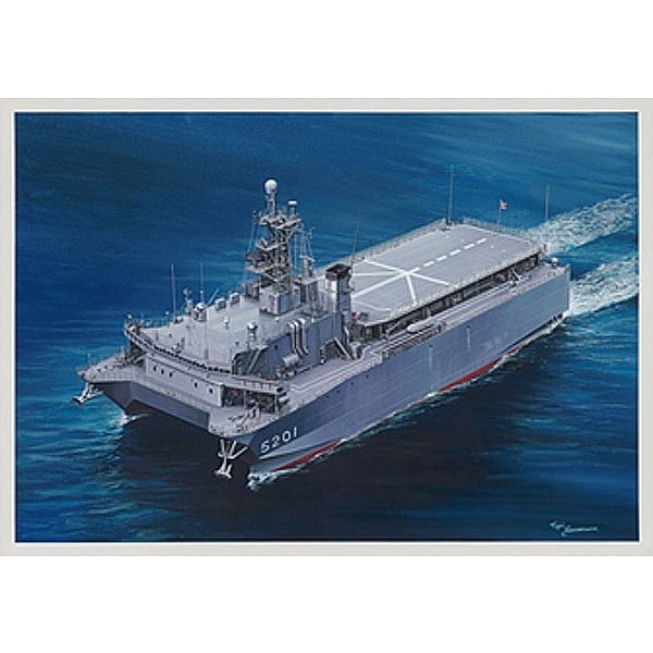 T23V700-026M 1/700 海上自衛隊 音響測定艦 ひびき | モデリウム 