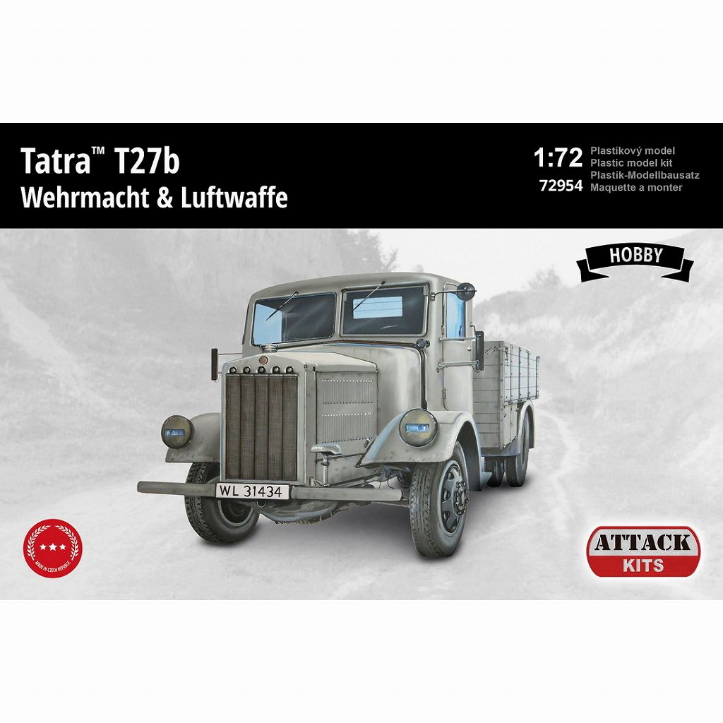 72954 1/72 タトラ T27b ドイツ陸軍・ドイツ空軍 |第二次大戦のAFVモデル|AFV