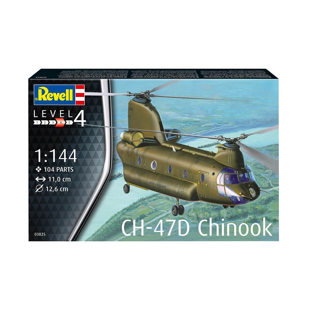 03825 CH-47D チヌーク | ドイツレベル Revell | 飛行機,ヘリコプター