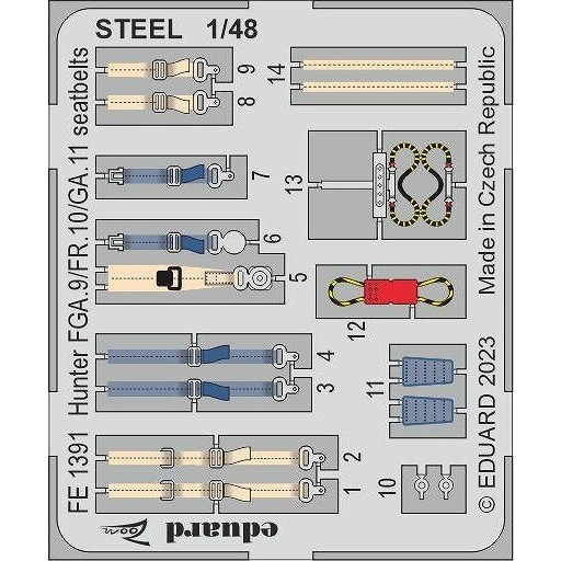 FE1391 塗装済 1/48 ホーカー ハンター FGA.9/FR.10/GA.11 シート
