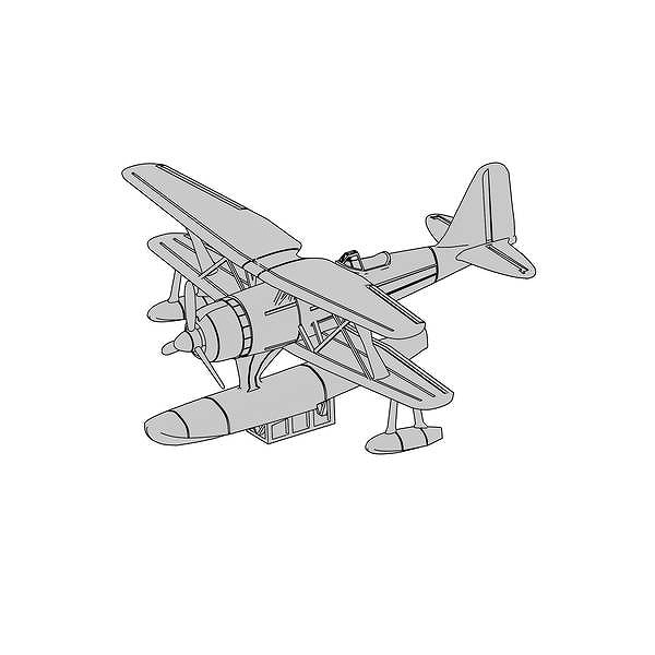 T23V700-019M 日本海軍 F1M2 零式水上観測機|艦船用飛行機|艦船