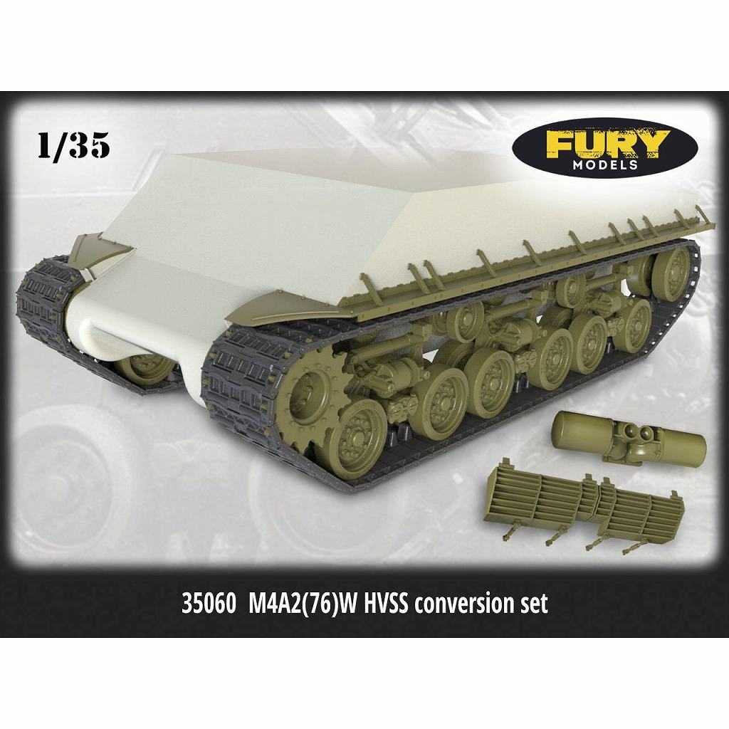 FM35060 1/35 WWII 米/露 M4A2(76)Wシャーマン戦車用 HVSSサスペンションコンバージョンセット(ズベズダ用)|AFV用パーツ|AFV