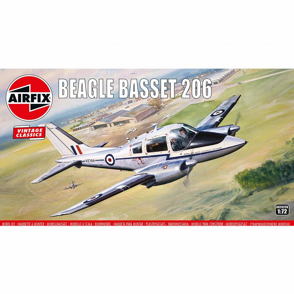 A02025V ビーグル バセット 206|大戦後の飛行機モデル|飛行機