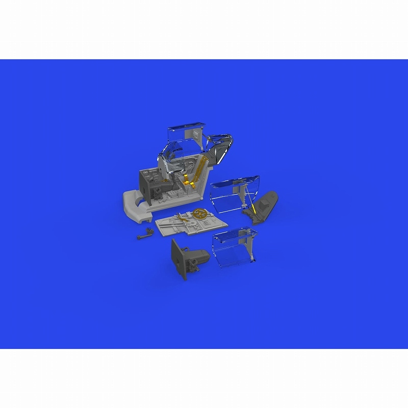 ブラッシン672347 1/72 メッサーシュミット Bf109G-5/G-6 コクピット (エデュアルド用)|飛行機用パーツ|飛行機