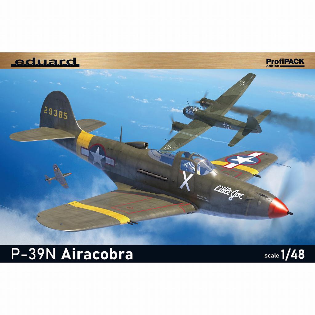 【再入荷】8067 1/48 ベル P-39N エアコブラ プロフィパック|第二次大戦の飛行機モデル|飛行機