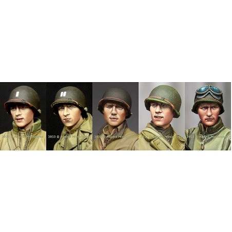 H031 1/35 WWII 米 歩兵ヘッドセット＃4|第二次大戦のフィギュア|フィギュア
