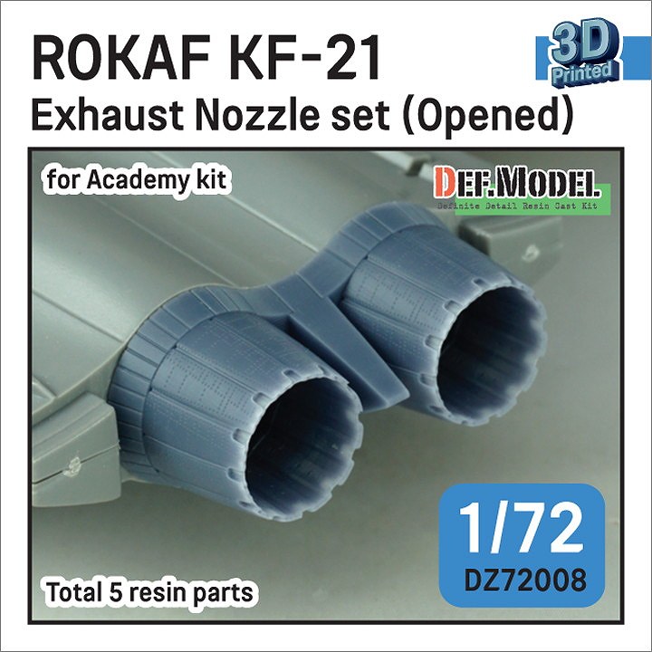 DZ72008 1/72 韓国空軍 KF-21 ポラメ 排気ノズル オープン アカデミー用|飛行機用パーツ|飛行機