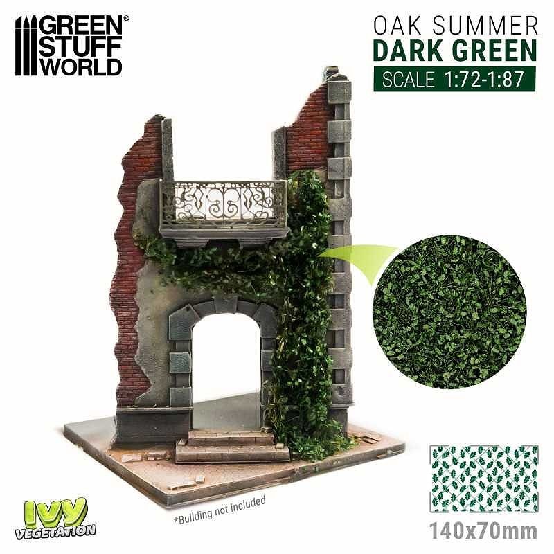 GSWD-4631 ツタの植生シート ダークグリーン(夏のオークの葉) 小|素材|ツール＆マテリアル
