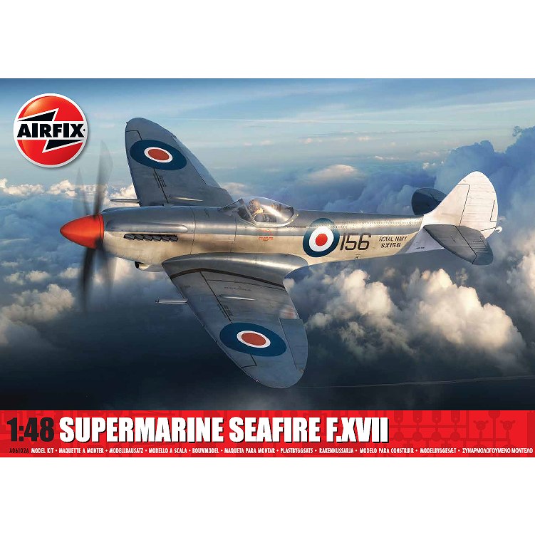 A06102A 1/48 スーパーマリン シーファイアF.XVII|第二次大戦の飛行機モデル|飛行機