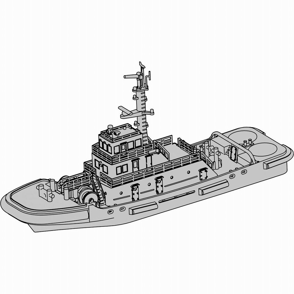 舟型模型櫂旗台座付き船盛用