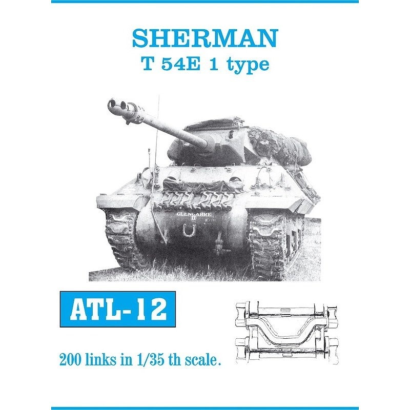 TR85068 1/35 WWII アメリカ M4シャーマン中戦車用 T54E1型履帯