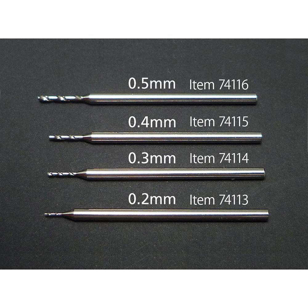 74115 精密ドリル刃 0.4mm(軸径1.0mm)|工具|ツール＆マテリアル