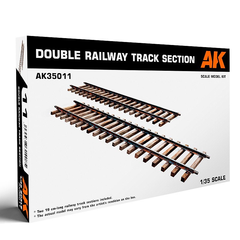 akki1963 プラモデル11個セット AK35011 1/35 鉄道線路セクション | AKインタラクティブ AK