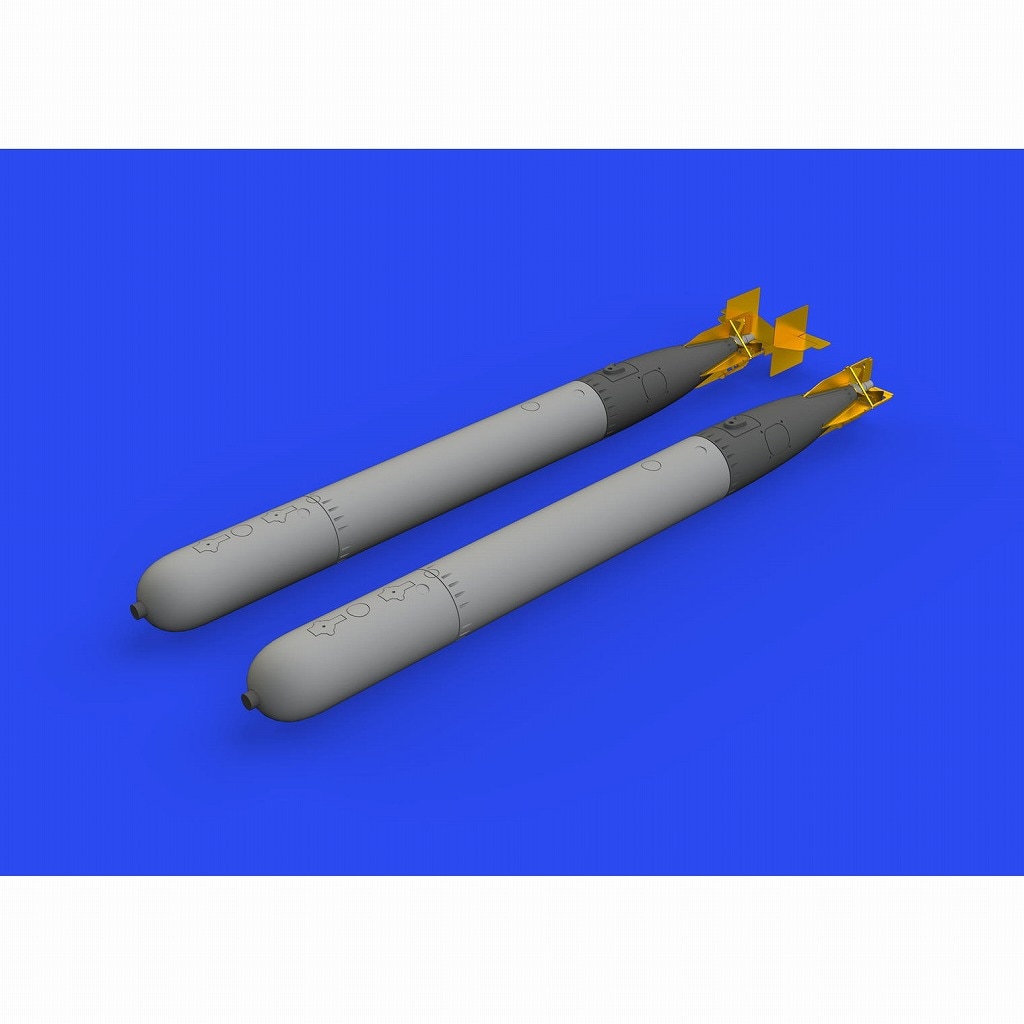 【再入荷】ブラッシン648963 1/48 WW.II イタリア A.130 航空魚雷 (2個入)|飛行機用パーツ|飛行機