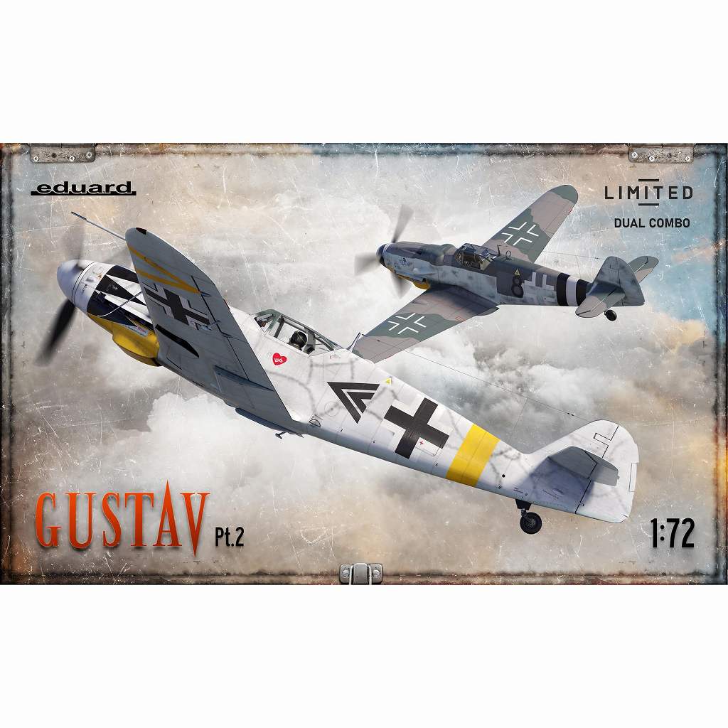 2145 1/72 グスタフ パートII メッサーシュミット Bf109G-6(後期)/14 デュアルコンボ リミテッドエディション|第二次大戦の飛行機モデル|飛行機