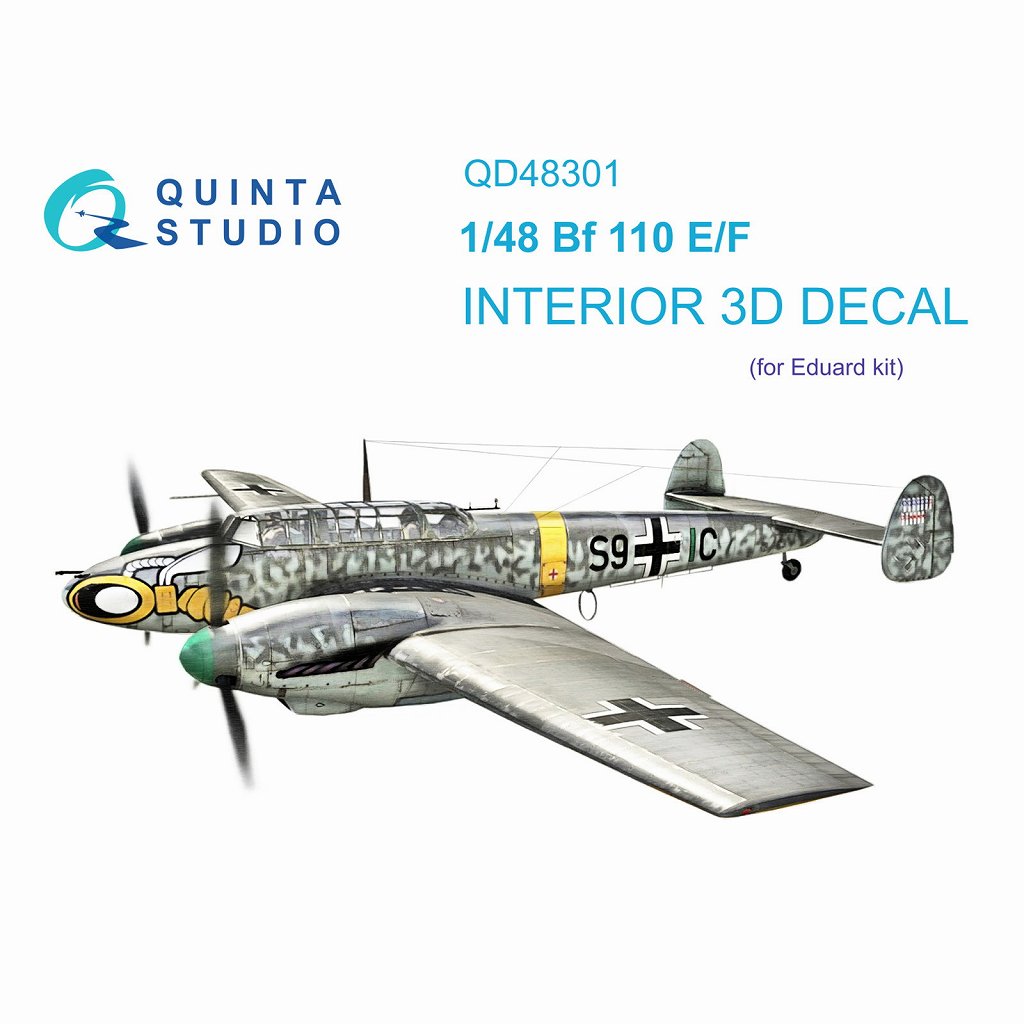 QD48301 1/48 åߥå Bf110E/F 顼3Dǥ(ǥ奢)