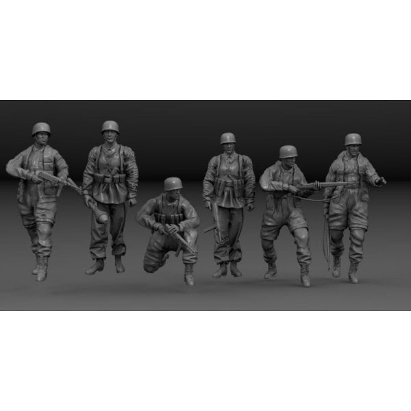 72F099 WWII ドイツ 降下猟兵セット 1944年 6体 | ペディングハウス