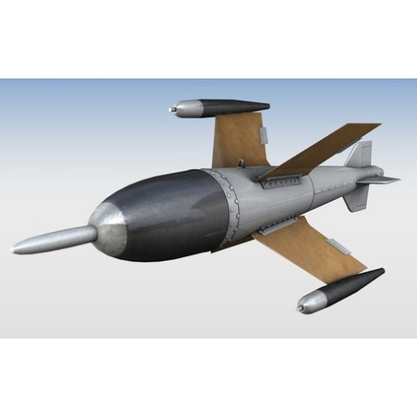 72F107 WWII ドイツ ルールシュタール X-4 空対空ミサイル 2基|第二次大戦の飛行機モデル|飛行機