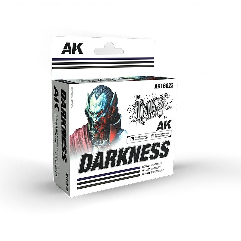 AK16023 インク・ダークネスカラー3色セット|塗料|ツール＆マテリアル