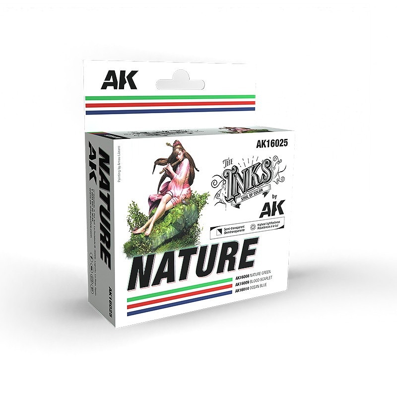 AK16025 インク・ネイチャーカラー3色セット|塗料|ツール＆マテリアル
