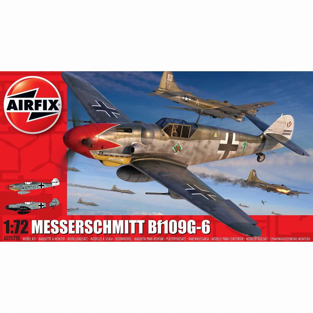 A02029B メッサーシュミット Bf109G-6|第二次大戦の飛行機モデル|飛行機