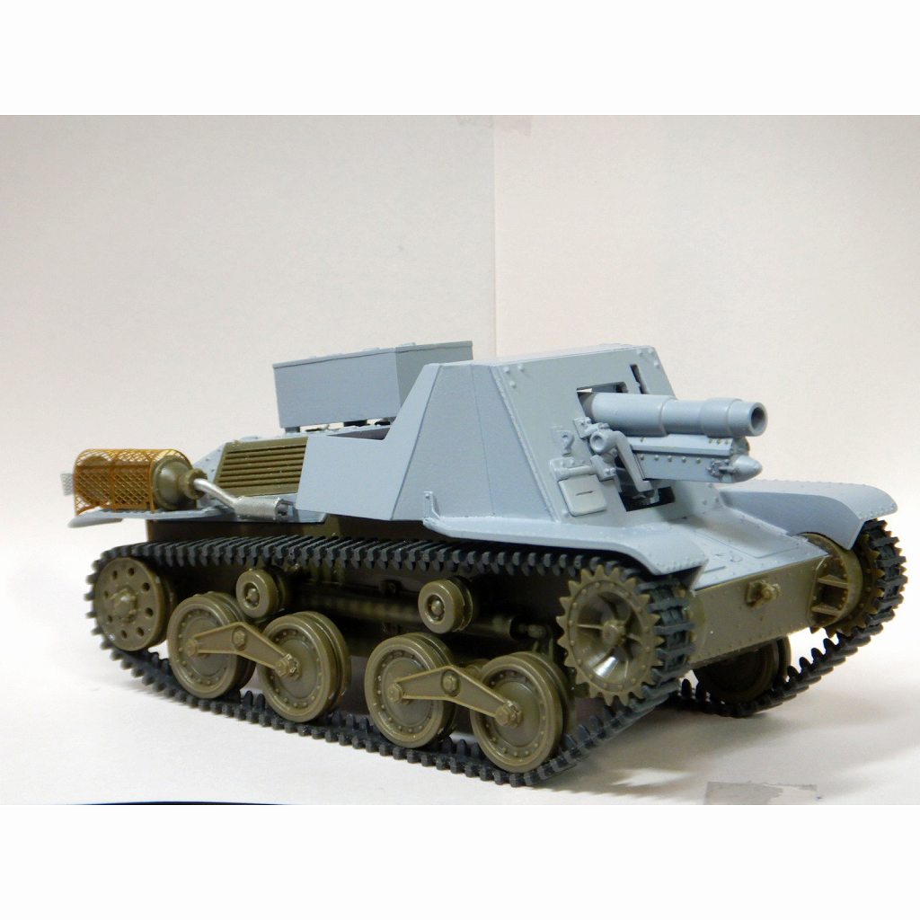 【塗装済完成品】1/35 四式自走砲 ホロ（純正エッチングパーツ使用品） 帝国陸軍 四式自走砲 [ホロ] (プラモデル) - ホビーサーチ