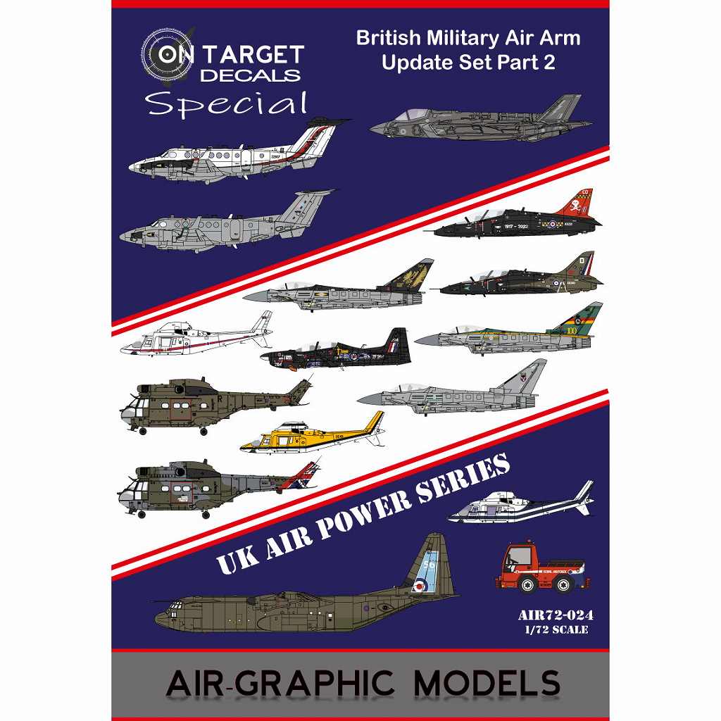 AIR72-024 British Military Air Arm Update Set Part 2|飛行機用デカール|飛行機