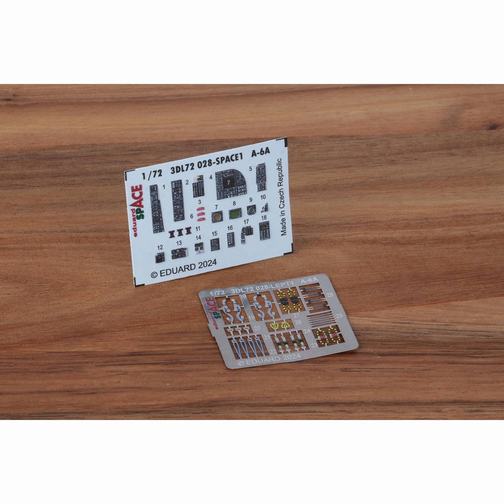 【再入荷】3DL72028 1/72 A-6A イントルーダー 「スペース」 内装3Dデカール w/エッチングパーツセット (トランぺッター用)|飛行機用デカール|飛行機