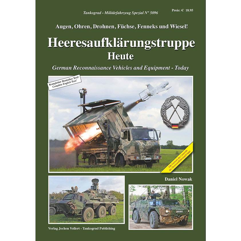 5096 ドイツ連邦陸軍偵察部隊 偵察車輌と装備の現在|洋書|書籍＆DVD