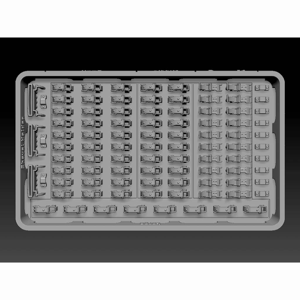 BSKC35001 1/35 WWII ドイツ クランプセット(初期タイプ) | BSK Model