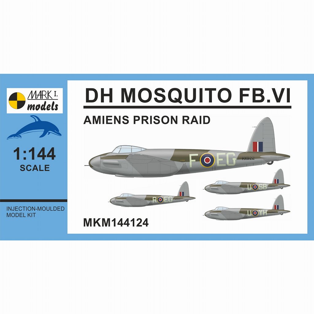 MKM144124 1/144 デ・ハビランド モスキート FB.VI 「ジェリコー作戦」|第二次大戦の飛行機モデル|飛行機