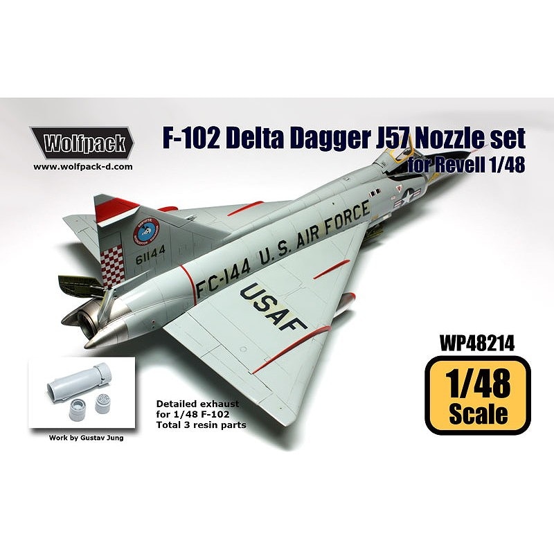 WP48214 F-102 デルタダガー J57 エンジンノズルセット | ウルフパック