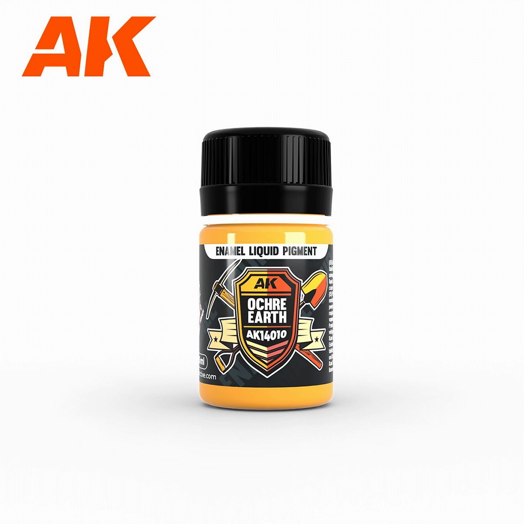 AK14010 リキッドピグメント・オーカーアース|塗料|ツール＆マテリアル