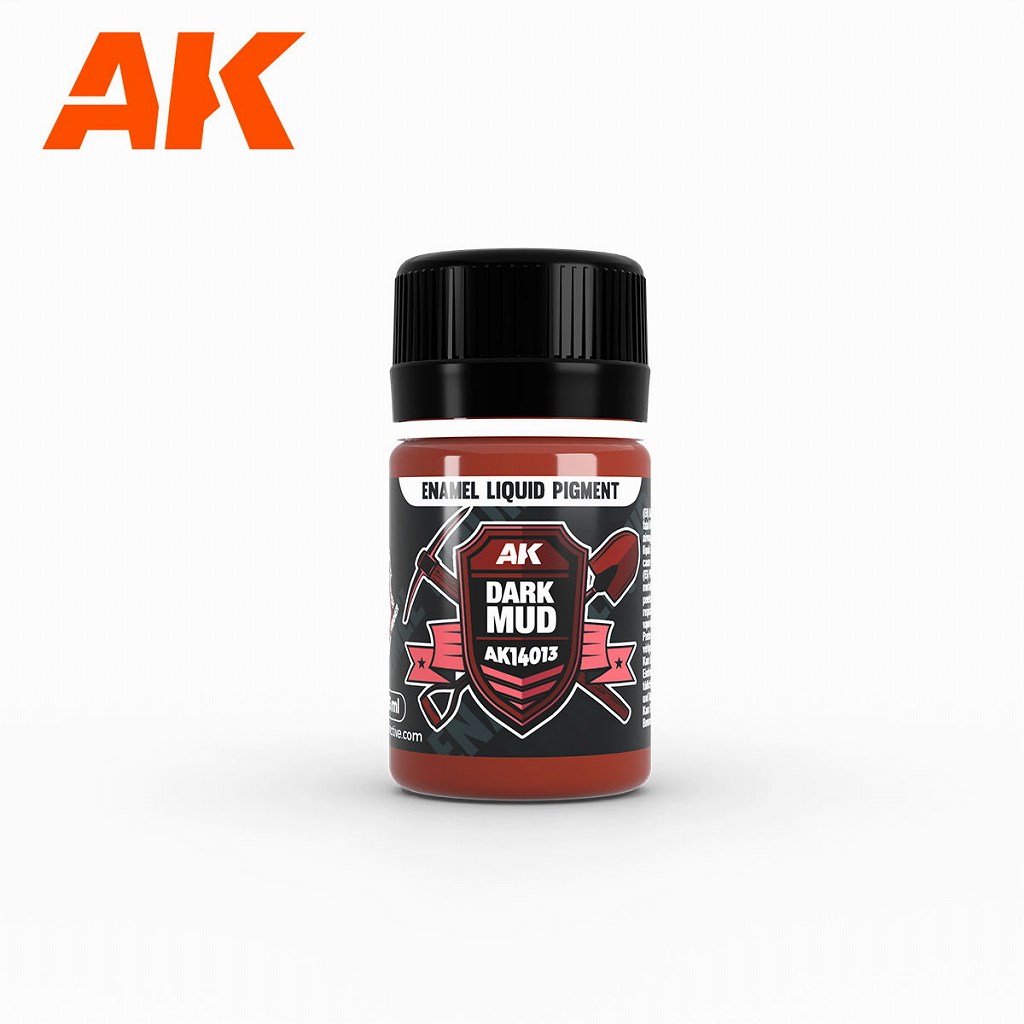 AK14013 リキッドピグメント・ダークマッド|塗料|ツール＆マテリアル