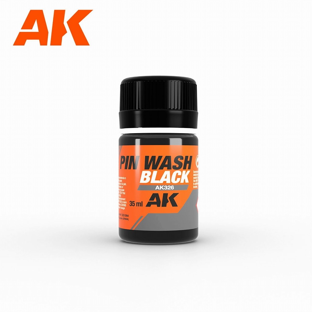 AK326 ピンウォッシュ・ブラック|塗料|ツール＆マテリアル