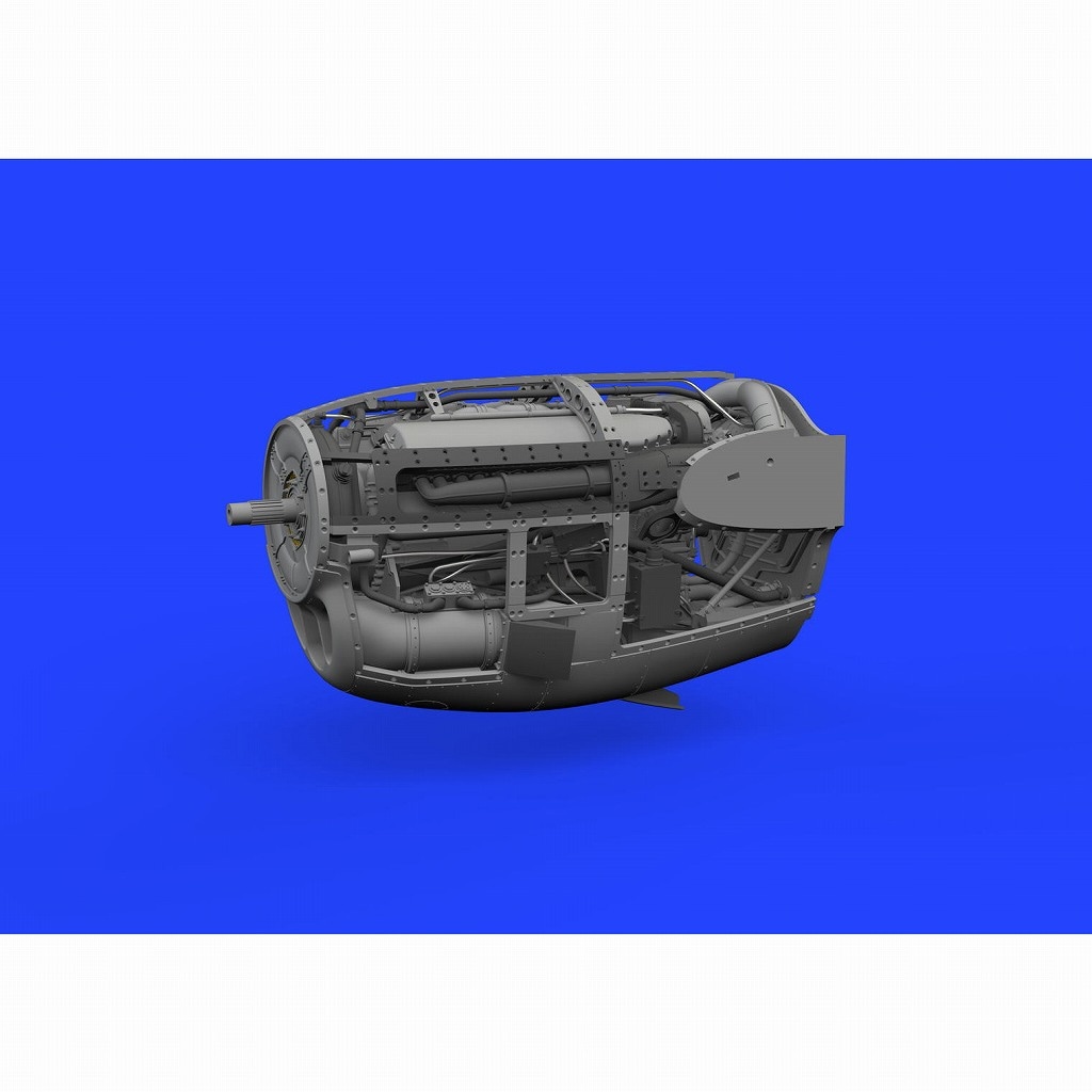 ブラッシン648982 1/48 ロッキード P-38J ライトニング 右エンジン (タミヤ用)|飛行機用パーツ|飛行機