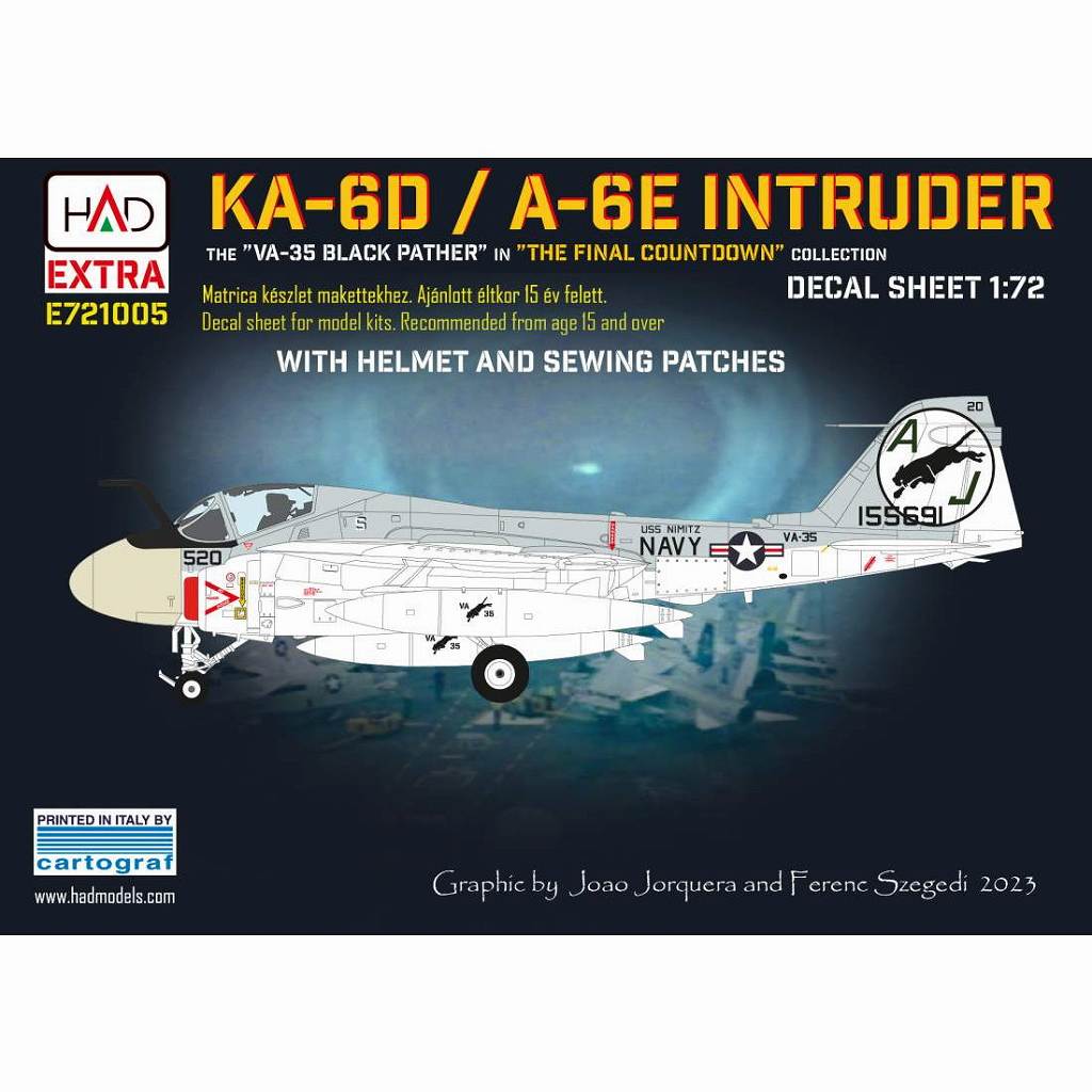 1/72 A-6E イントルーダー VA-35 ブラックパンサーズ