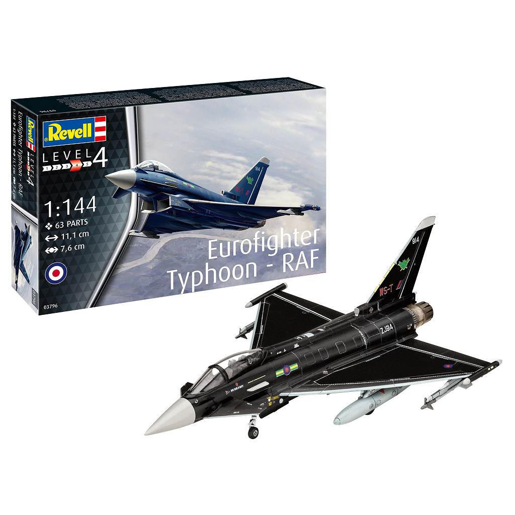 【再入荷】03796 イギリス空軍 ユーロファイター タイフーン RAF|大戦後の飛行機モデル|飛行機