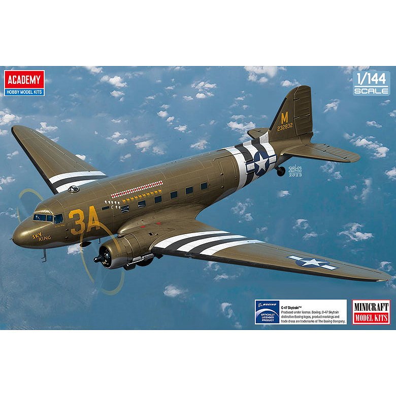 【再入荷】12633 C-47 スカイトレイン|第二次大戦の飛行機モデル|飛行機