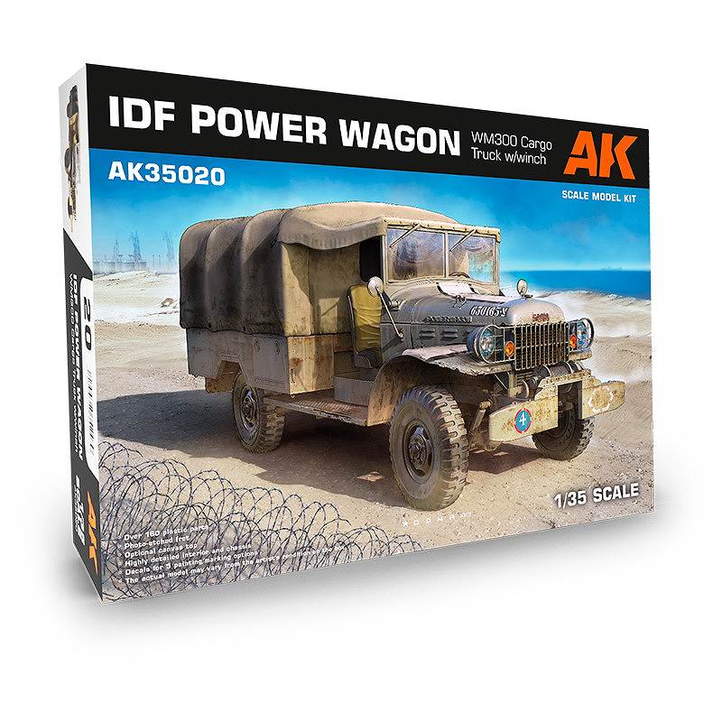 AK35020 1/35 イスラエル国防軍 パワーワゴン WM300ウィンチ付き|大戦後のAFVモデル|AFV
