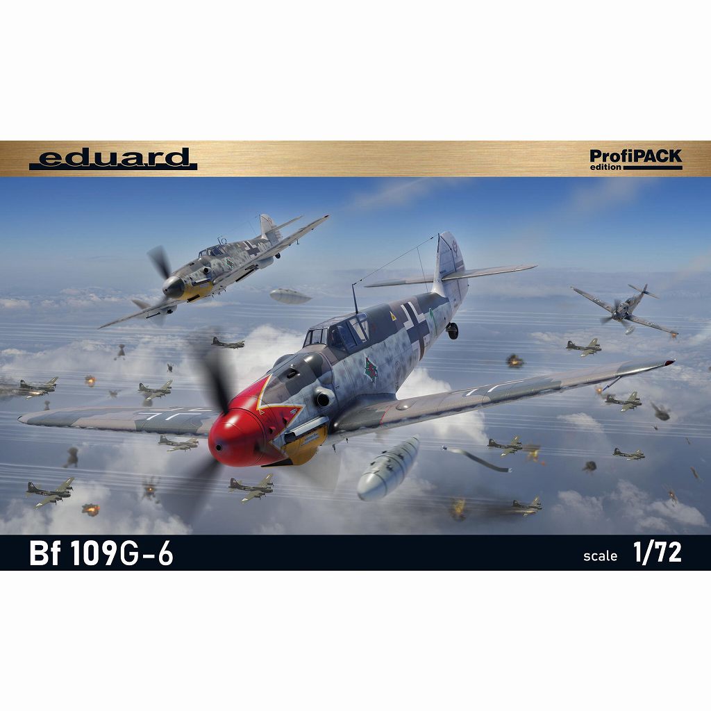 【再入荷】70159 1/72 メッサーシュミット Bf109G-6 プロフィパック|第二次大戦の飛行機モデル|飛行機