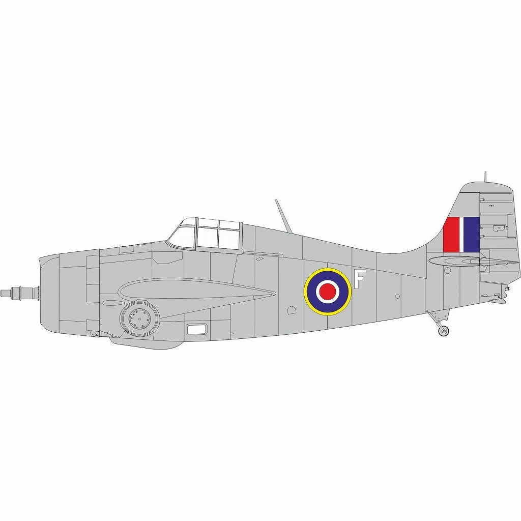 EX1033 1/48 FM-1 イギリス軍国籍マーク 塗装マスクシール (タミヤ用