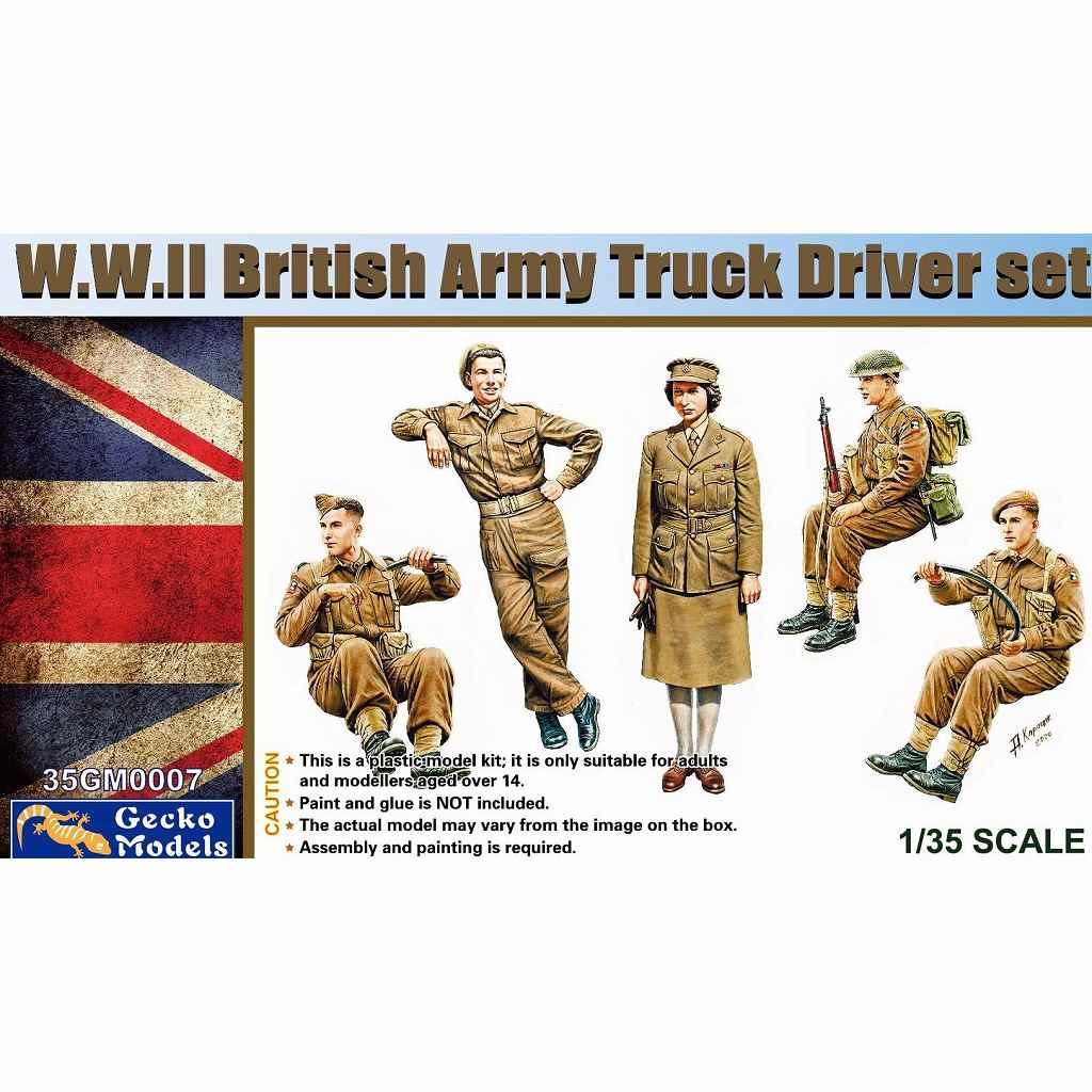35GM0007 1/35 WW.II イギリス軍 トラック ドライバーセット|第二次大戦のフィギュア|フィギュア