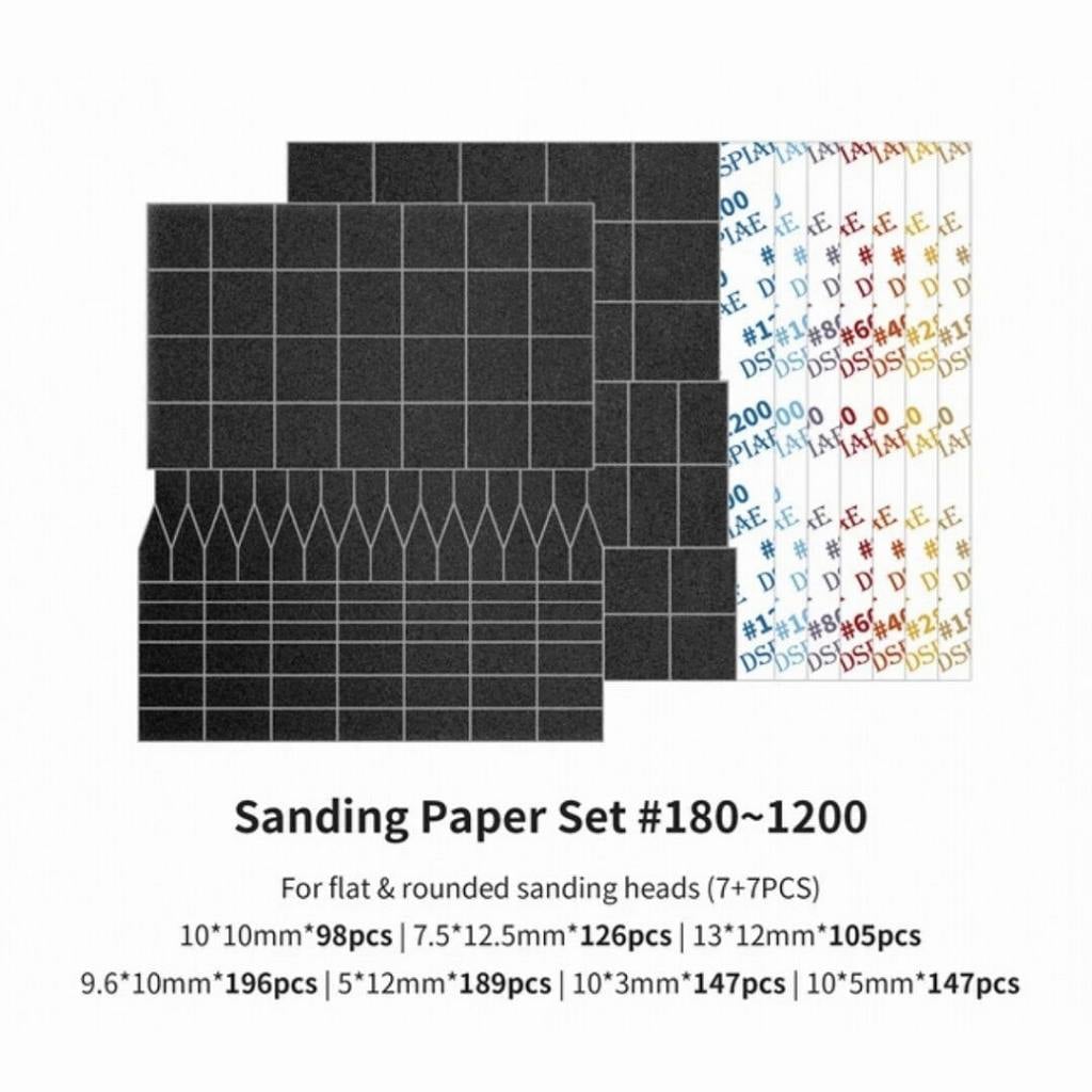 MSP-ESS 電動ペンサンダー用 ヤスリセット #180-1200 | ディスペイ