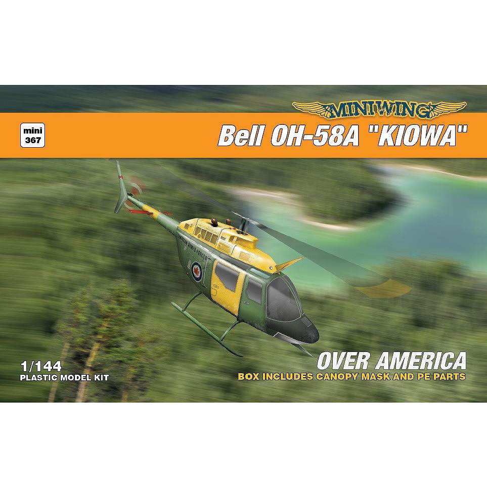 367 1/144 ベル OH-58A カイオワ  米陸軍・カナダ軍 |ヘリコプター|飛行機