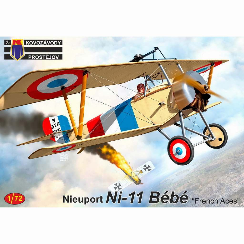 KPM0449 1/72 ニューポール 11 「ベベ」 フランス軍エース |第一次大戦以前の飛行機モデル|飛行機
