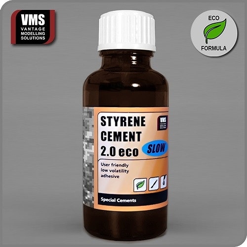 VMS.CM02SL スチレンセメント2.0エコ 低速タイプ 30ml|接着／造形／塗装用品|ツール＆マテリアル