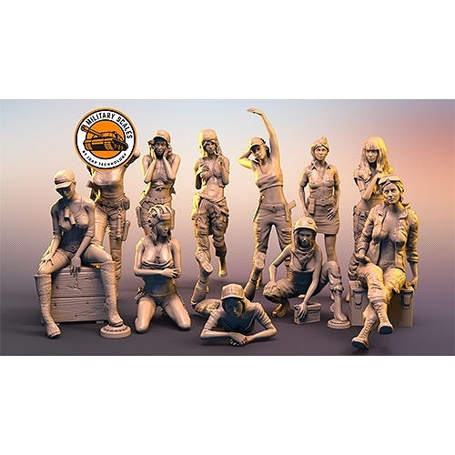 PD72129 ミリタリーガール11体 | IDAP テクノロジー IDAP Technonolgy