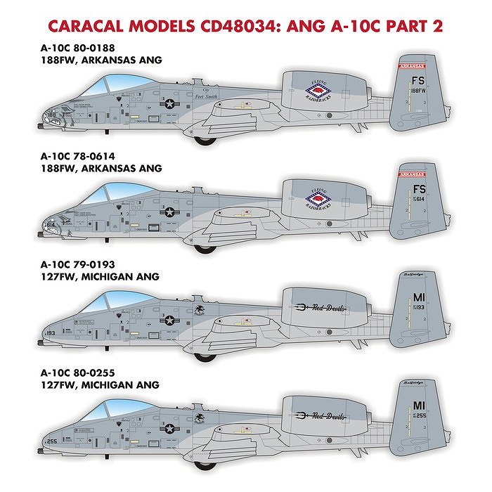 48034 アメリカ州空軍 フェアチャイルド A-10C ウォートホグ Pt