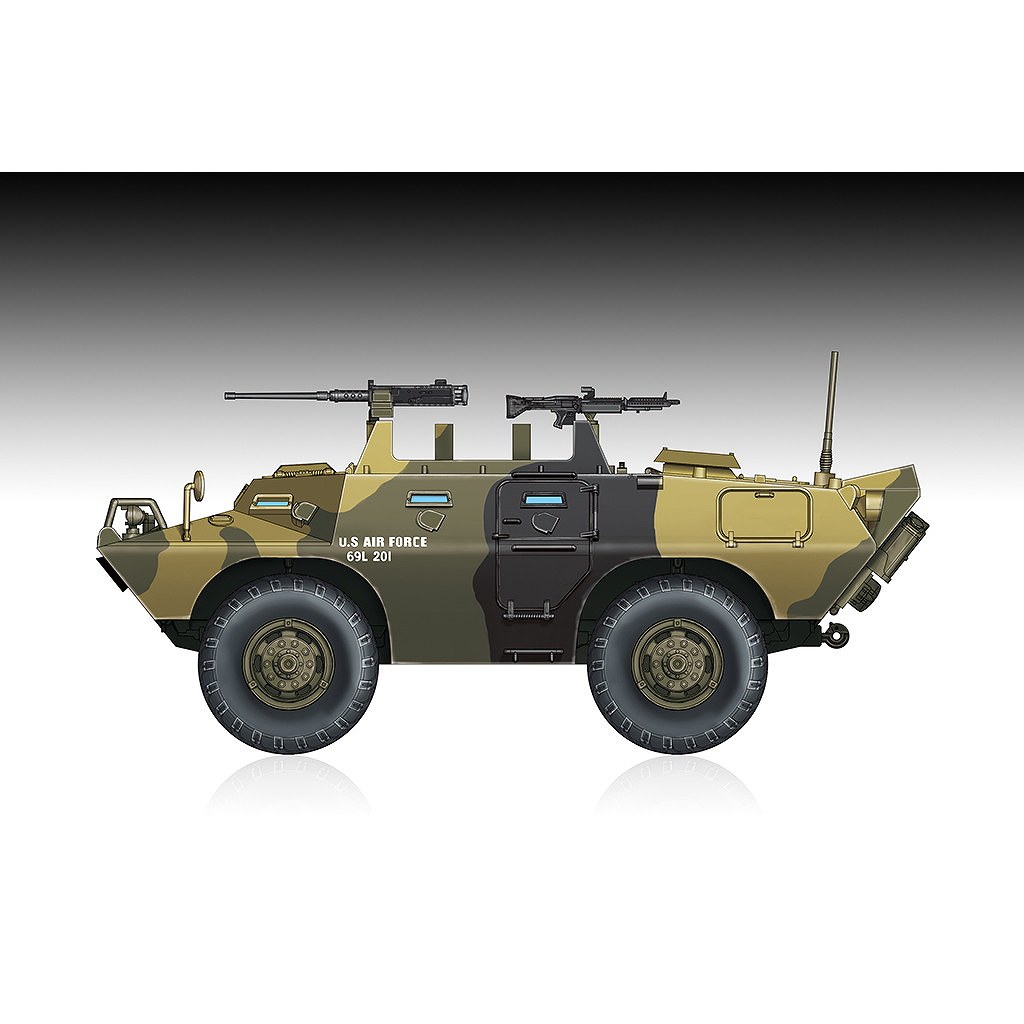 【新製品】07444 1/72 XM706E2 コマンドウ装甲車  アメリカ空軍警備隊 |大戦後のAFVモデル|AFV